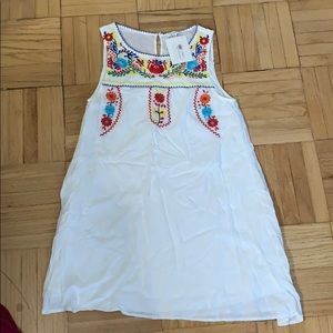 Mexican embroidered style dress